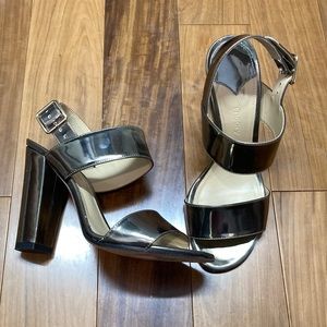 Silver theory sandals